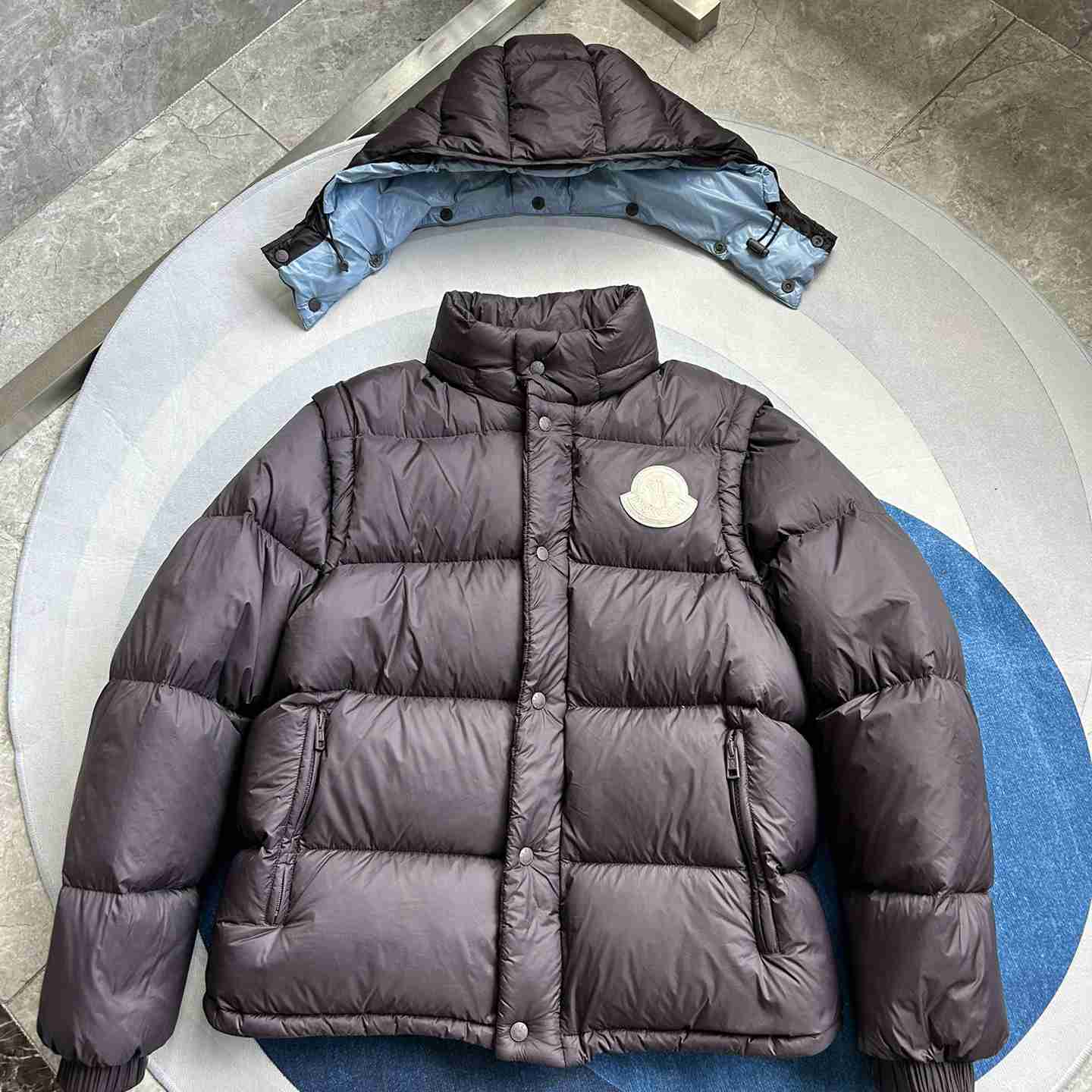 Moncler Cyclone 2-IN-1 Short Down Jacket - FashionPlug