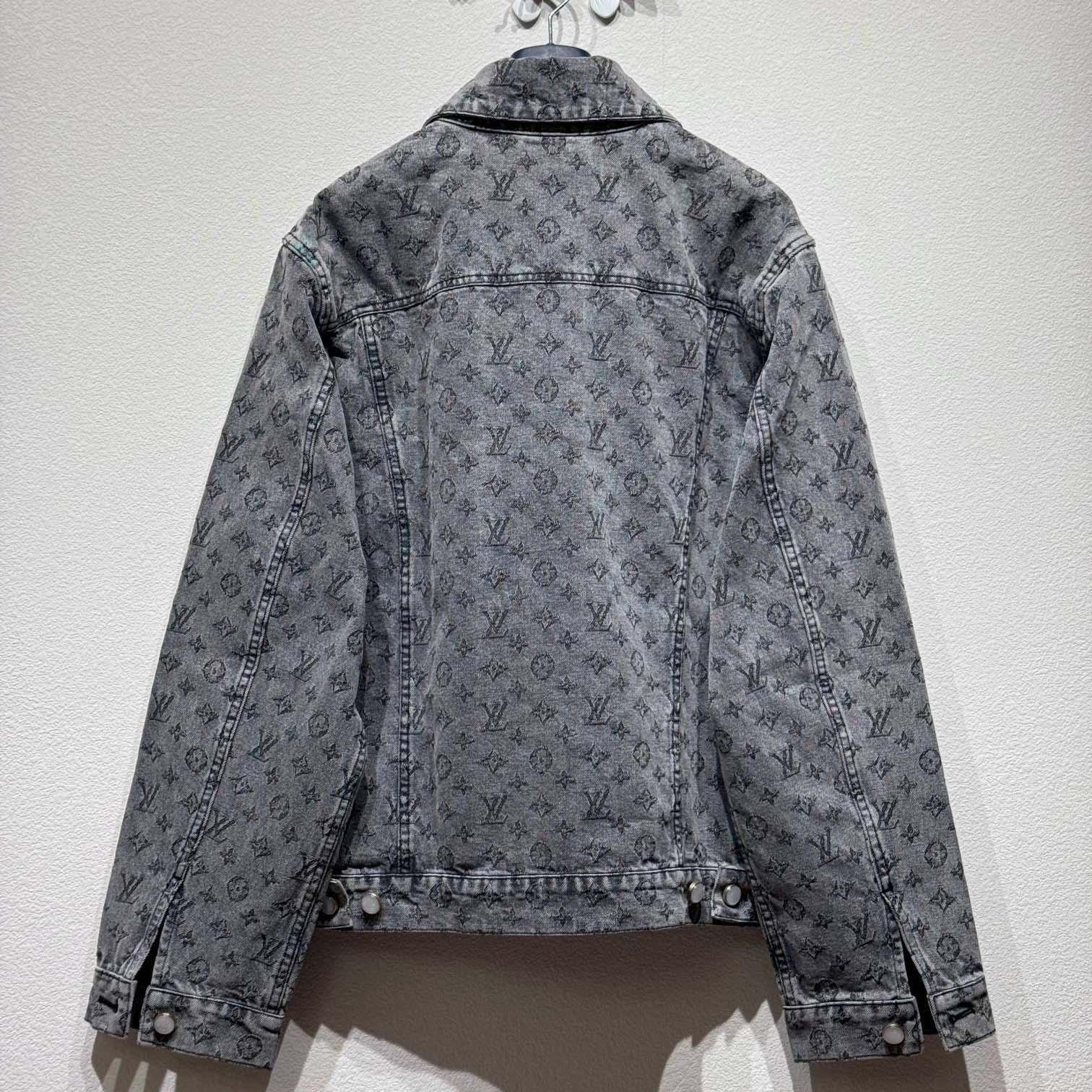 Louis Vuitton Monogram Jacquard Denim Jacket - FashionPlug
