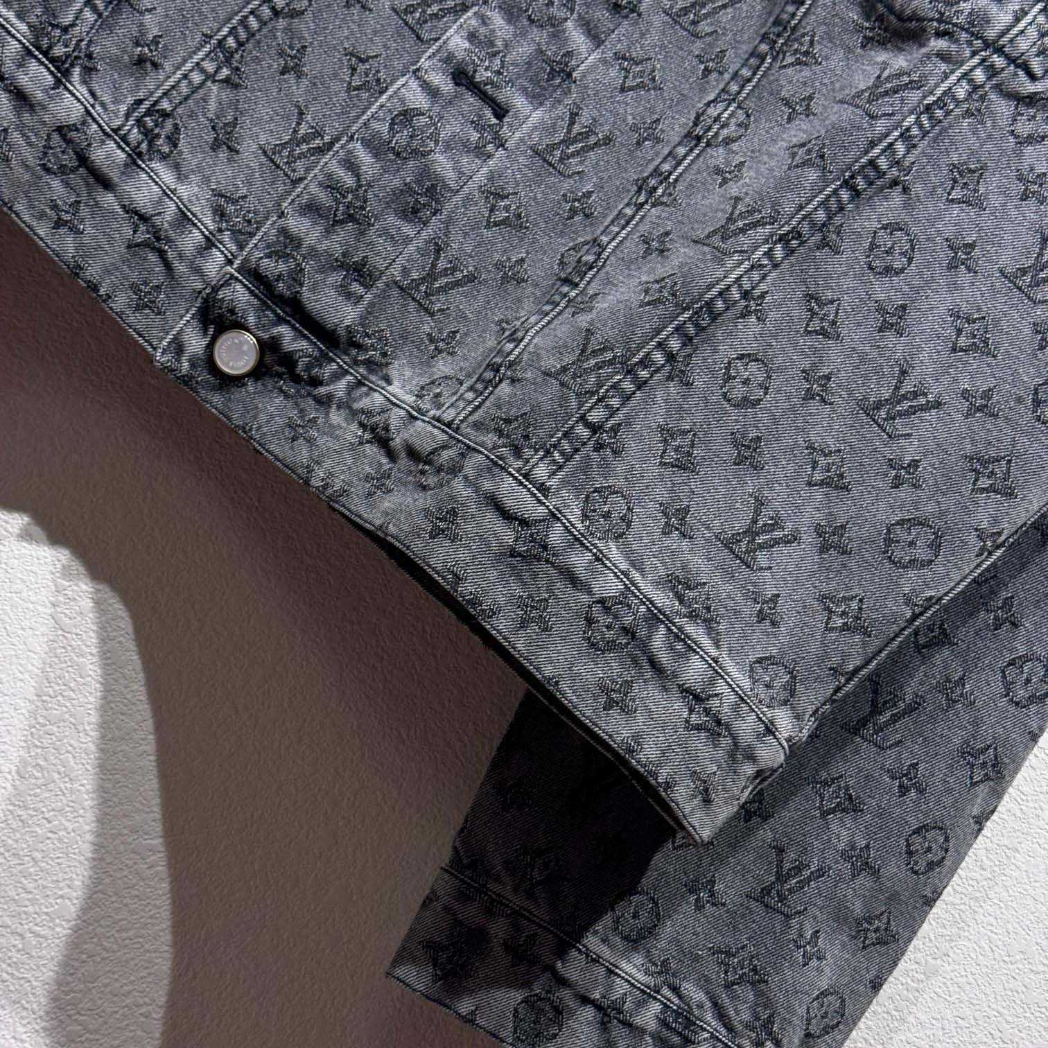 Louis Vuitton Monogram Jacquard Denim Jacket - FashionPlug