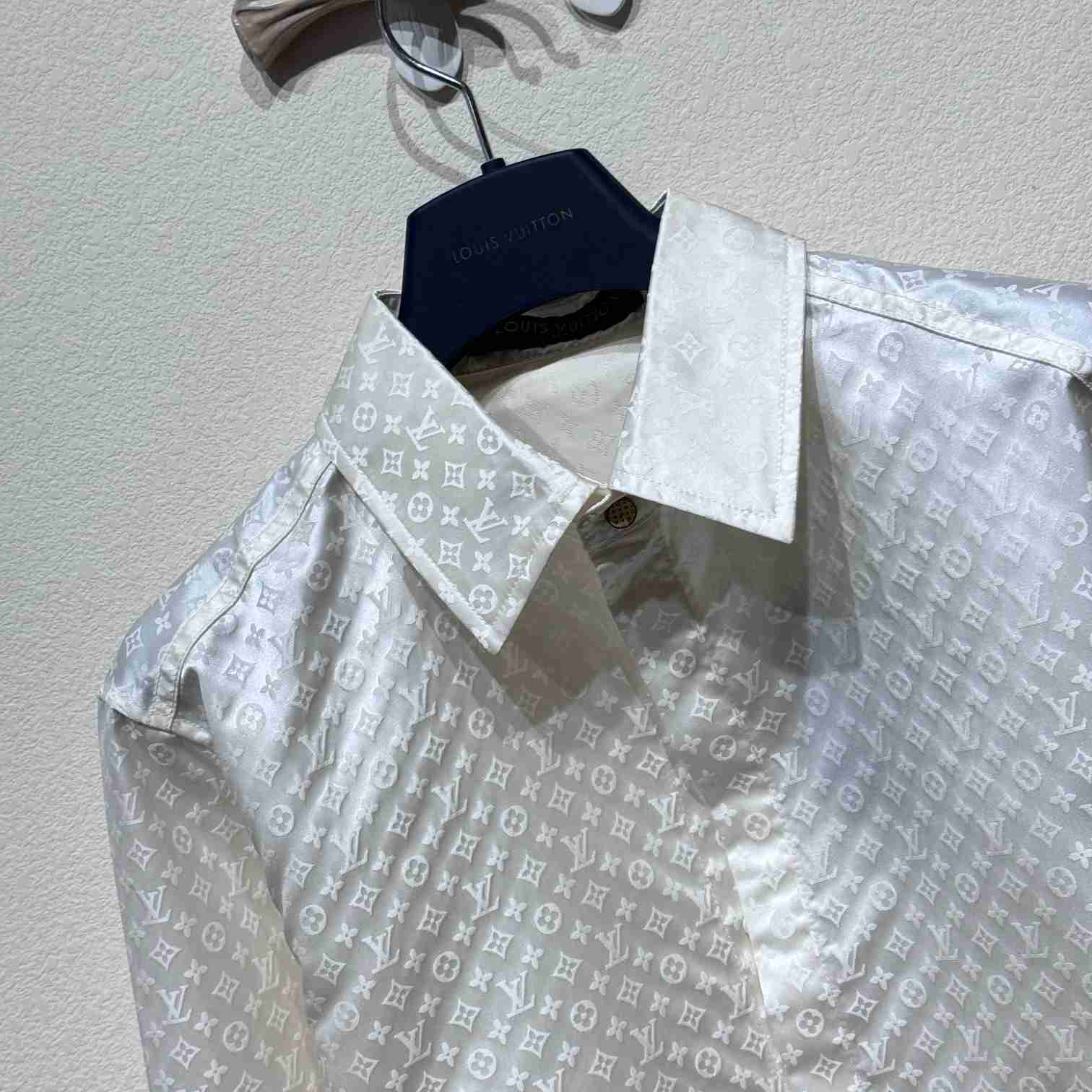 Louis Vuitton Monogram Long-Sleeved Shirt    - FashionPlug
