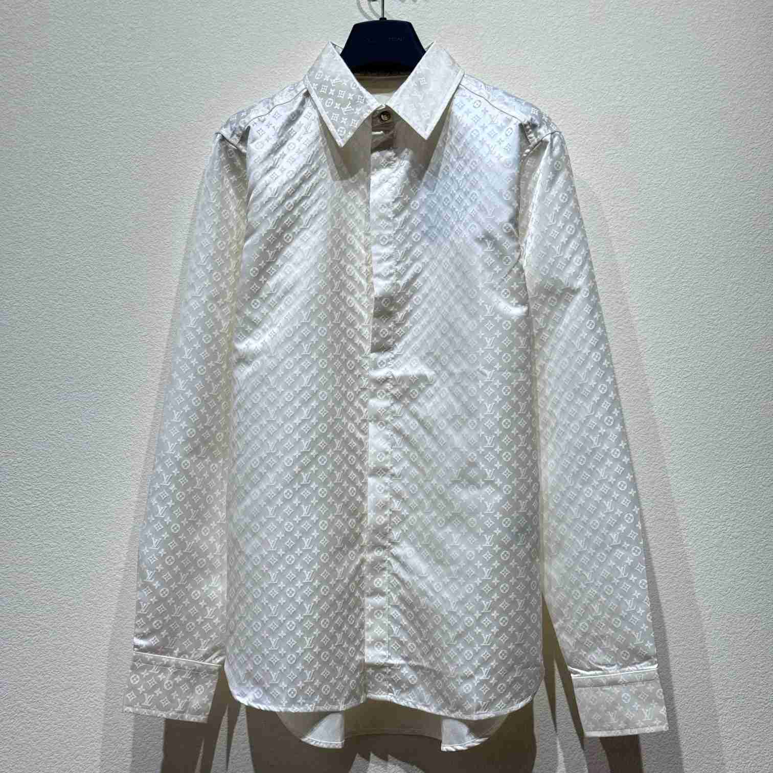 Louis Vuitton Monogram Long-Sleeved Shirt    - FashionPlug