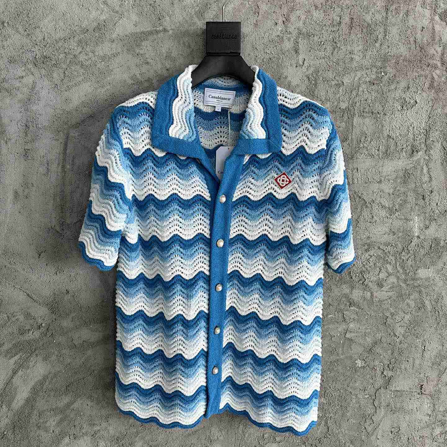 Casablanca Wavy Gradient Shirt  - FashionPlug