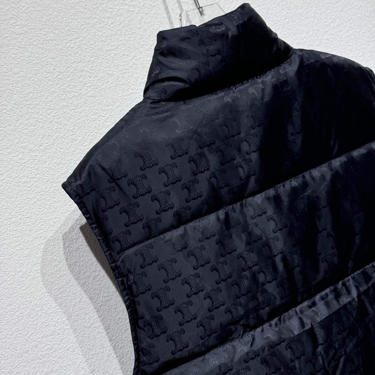 Celine Quilted Blouson Jacket In Monogram Nylon - FashionPlug