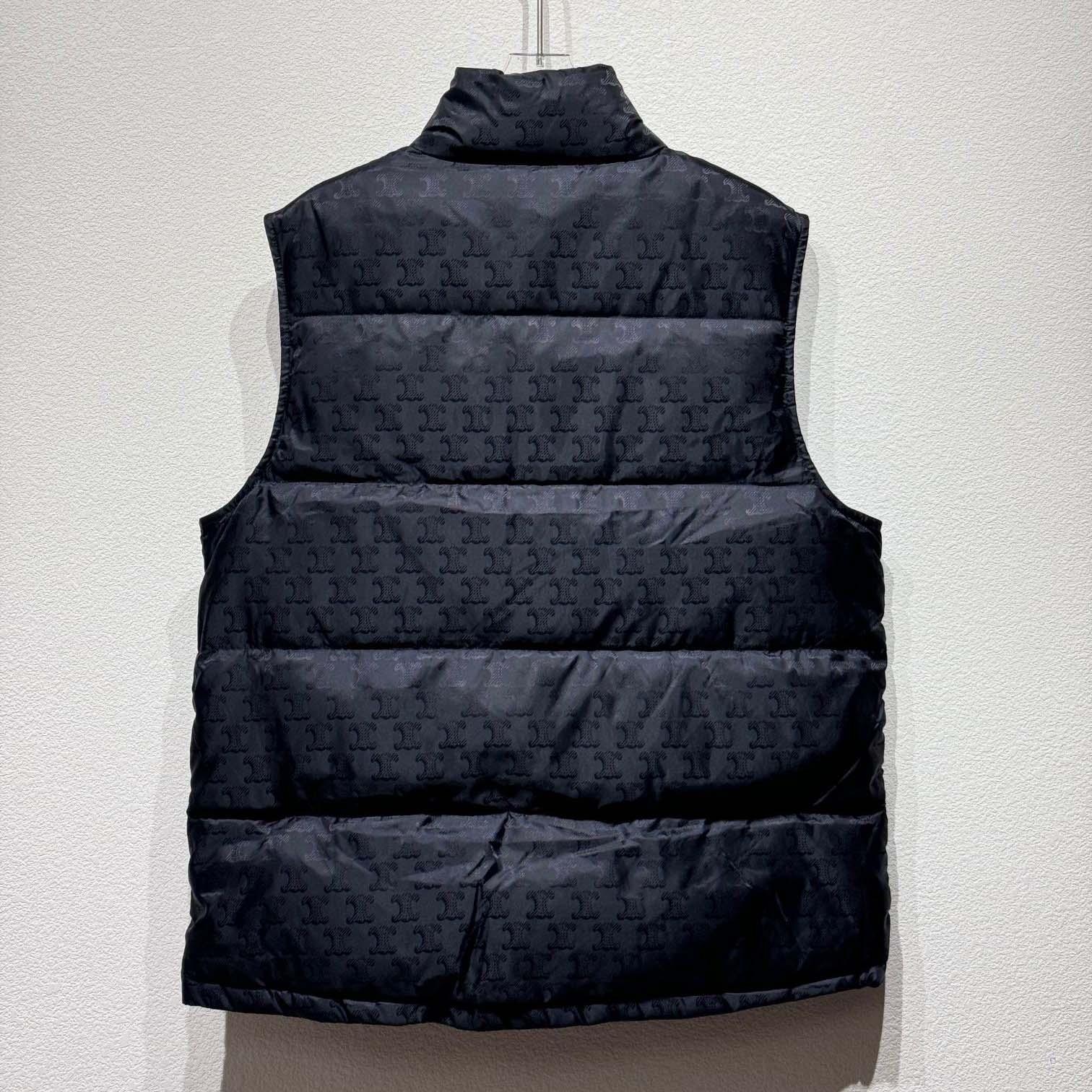 Celine Quilted Blouson Jacket In Monogram Nylon - FashionPlug
