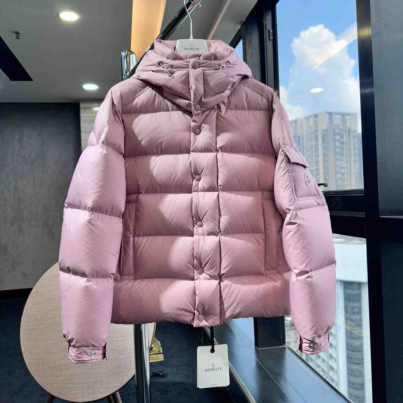 Moncler Maya 70 Hooded Short Down Jacket - FashionPlug