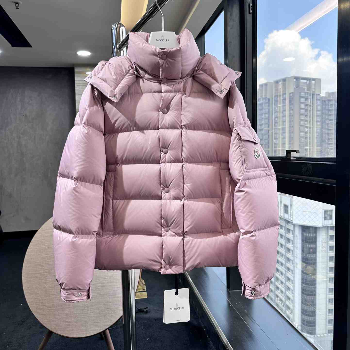 Moncler Maya 70 Hooded Short Down Jacket - FashionPlug