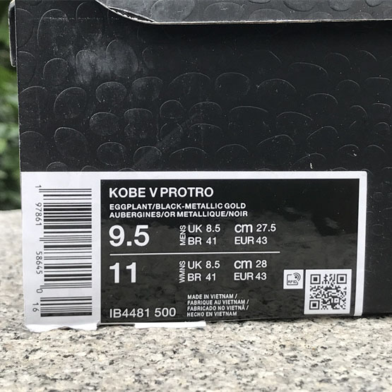 Nike Kobe 5 Protro “Year of the Mamba，Purple” Sneakers    IB4481-500 - FashionPlug