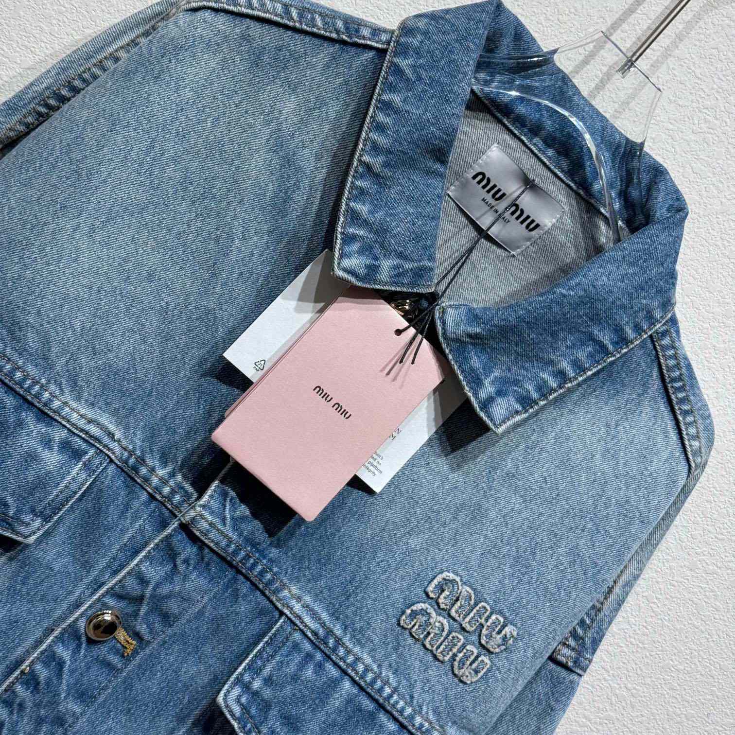 Miu Miu Denim Jacket - FashionPlug