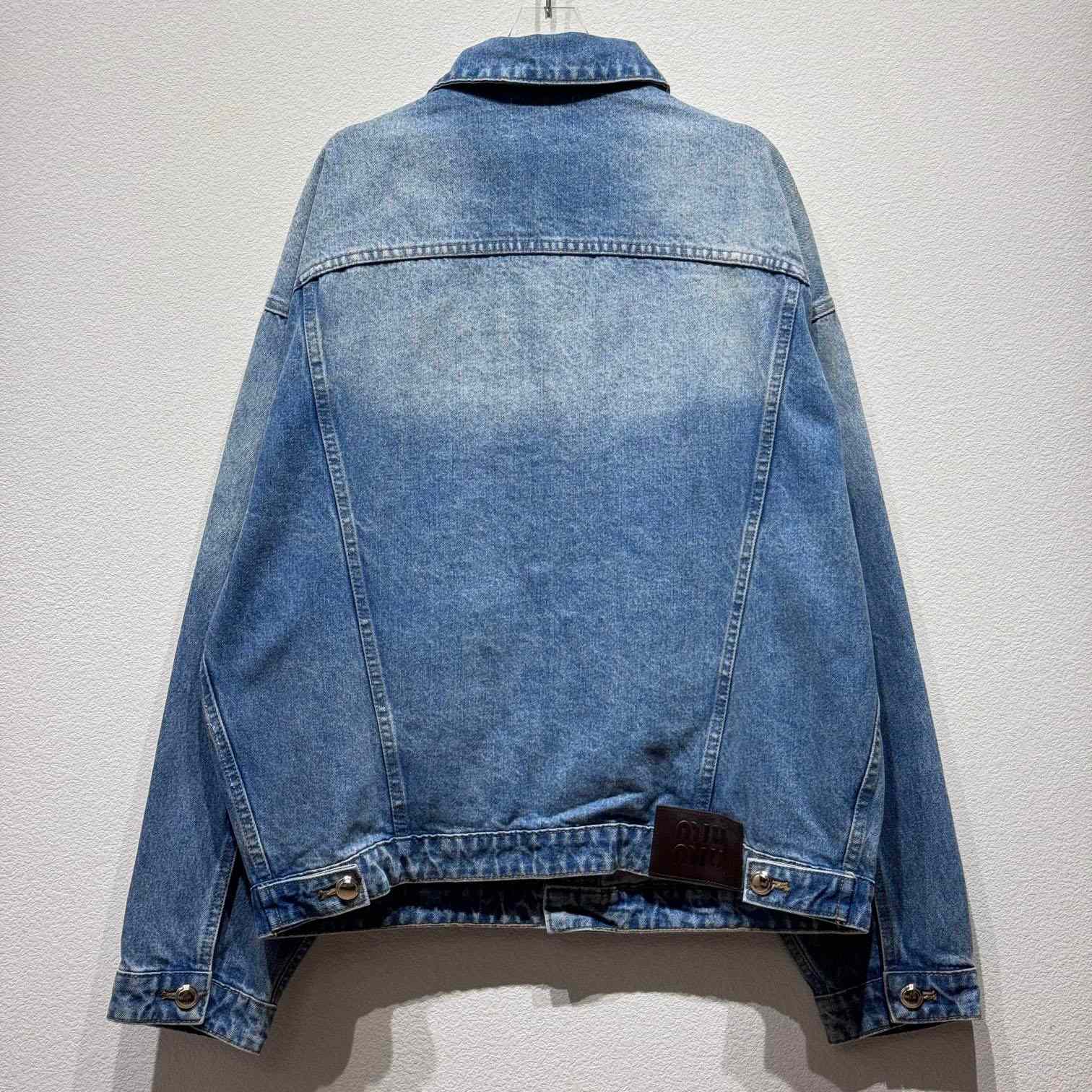 Miu Miu Denim Jacket - FashionPlug