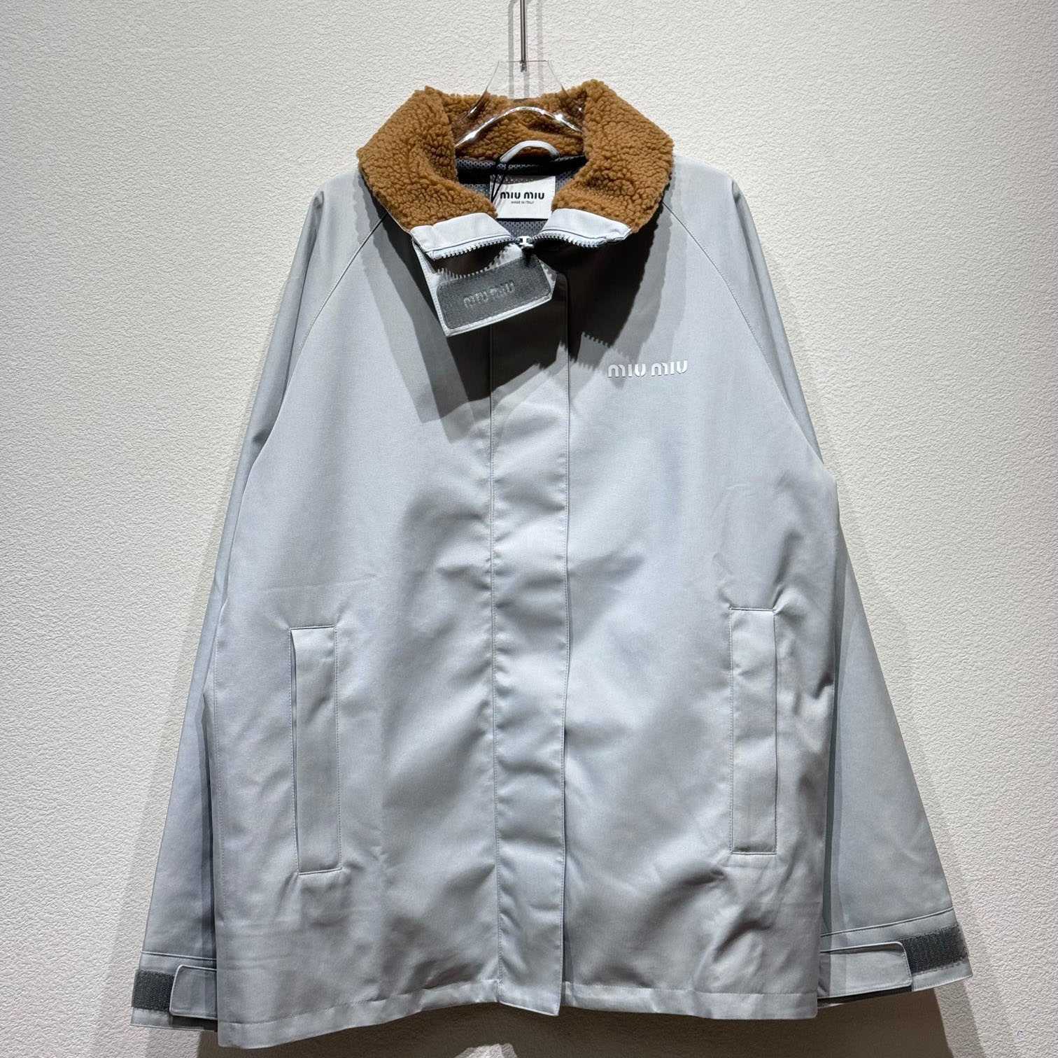 Miu Miu Cordura Blouson Jacket - FashionPlug