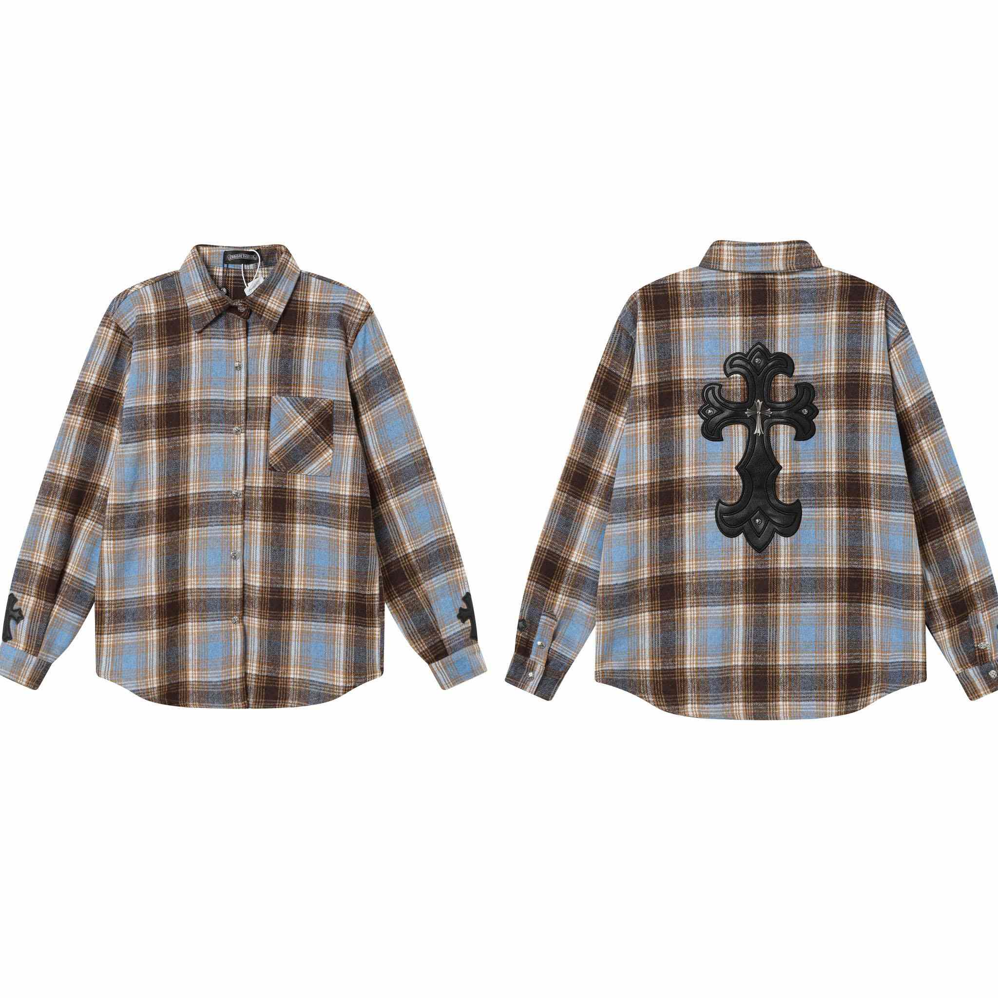Chrome Hearts Check Shirt - FashionPlug