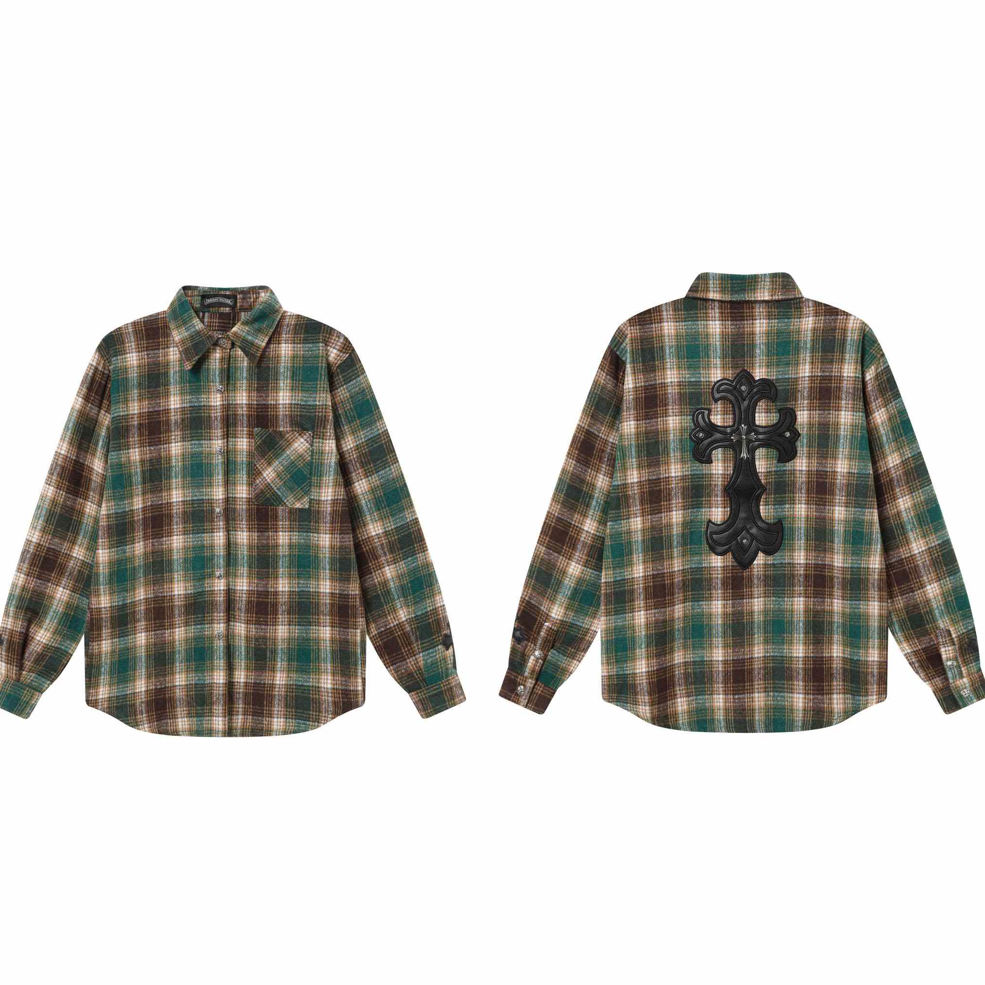 Chrome Hearts Check Shirt - FashionPlug