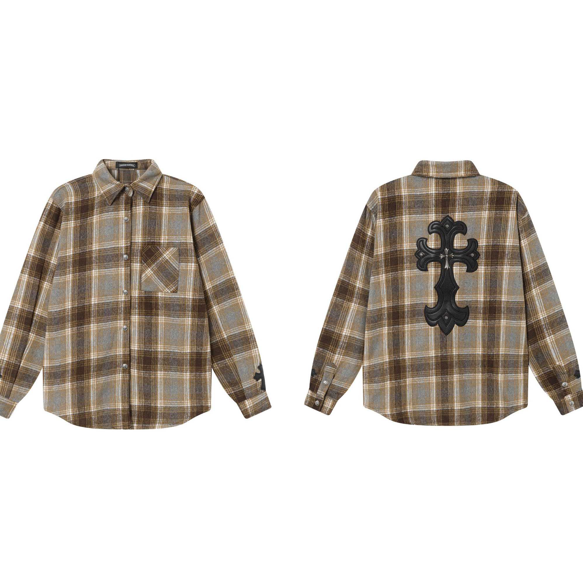 Chrome Hearts Check Shirt - FashionPlug