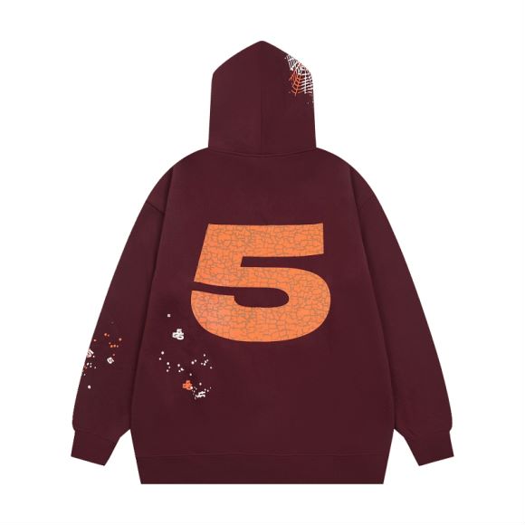 Sp5der Nocturnal Highway Cotton Hoodie - FashionPlug