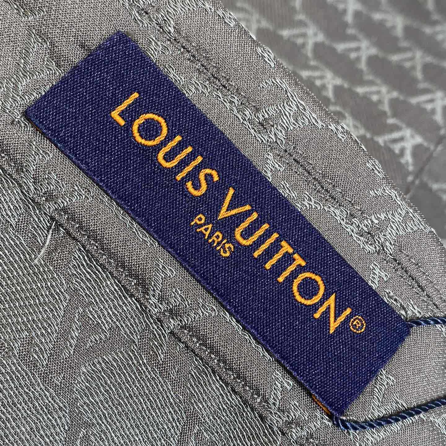 Louis Vuitton Short-Sleeved Jacquard Silk-Blend Shirt    - FashionPlug