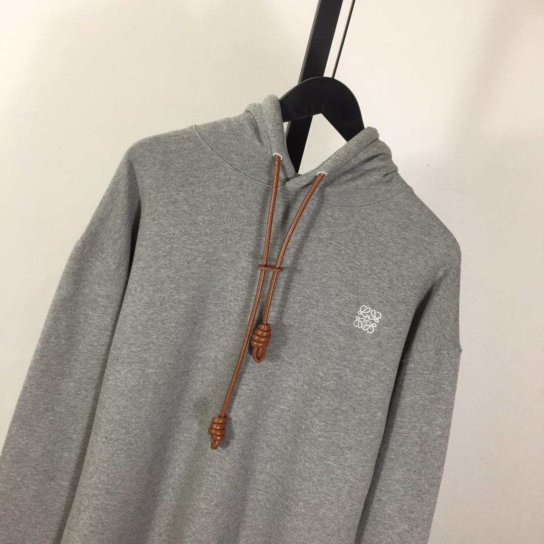 Loewe Anagram-embroidered Hoodie - FashionPlug