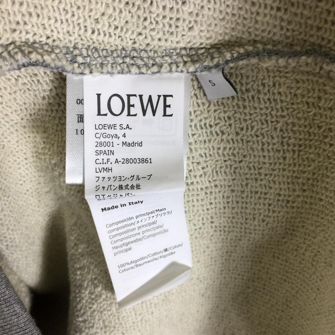 Loewe Anagram-embroidered Hoodie - FashionPlug