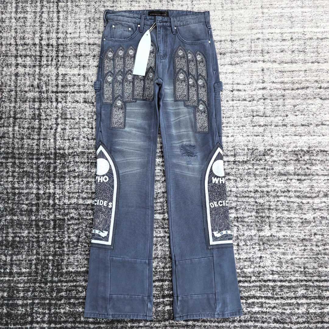 Who Decides War Techno Denim Jeans   HM689 - FashionPlug