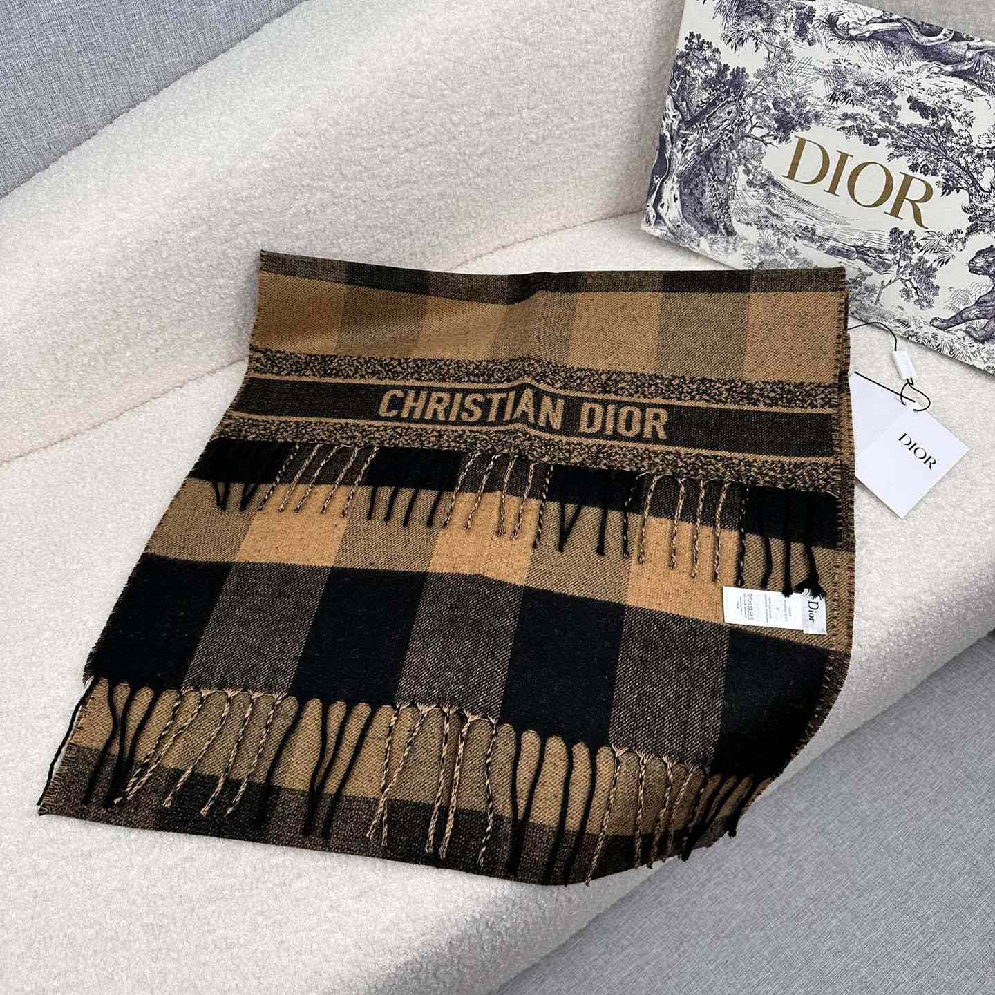 Dior Check'N'Dior Scarf - FashionPlug