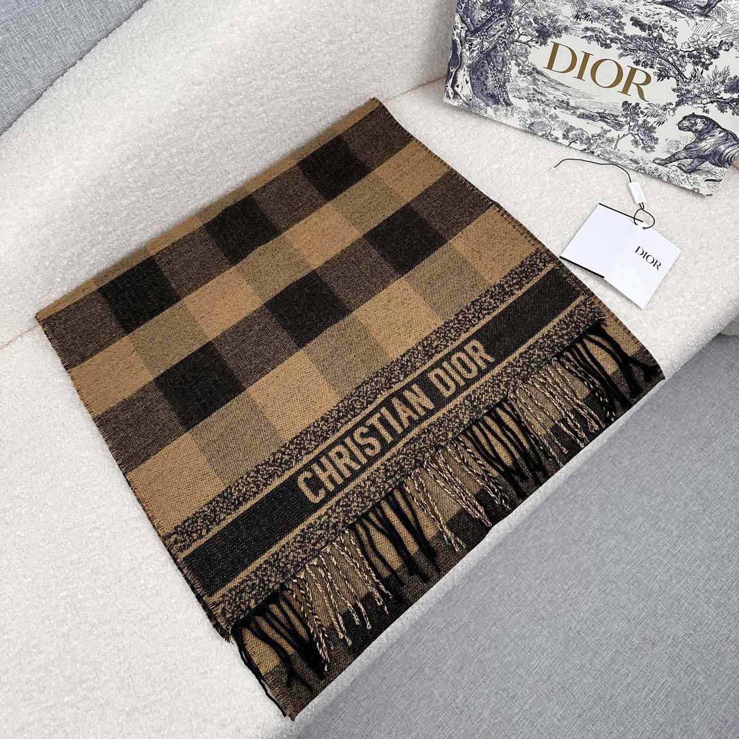 Dior Check'N'Dior Scarf - FashionPlug