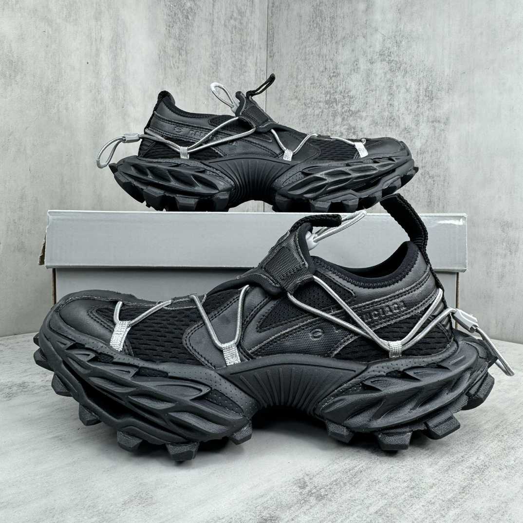 Balenciaga Hike Sneaker In Black  - FashionPlug
