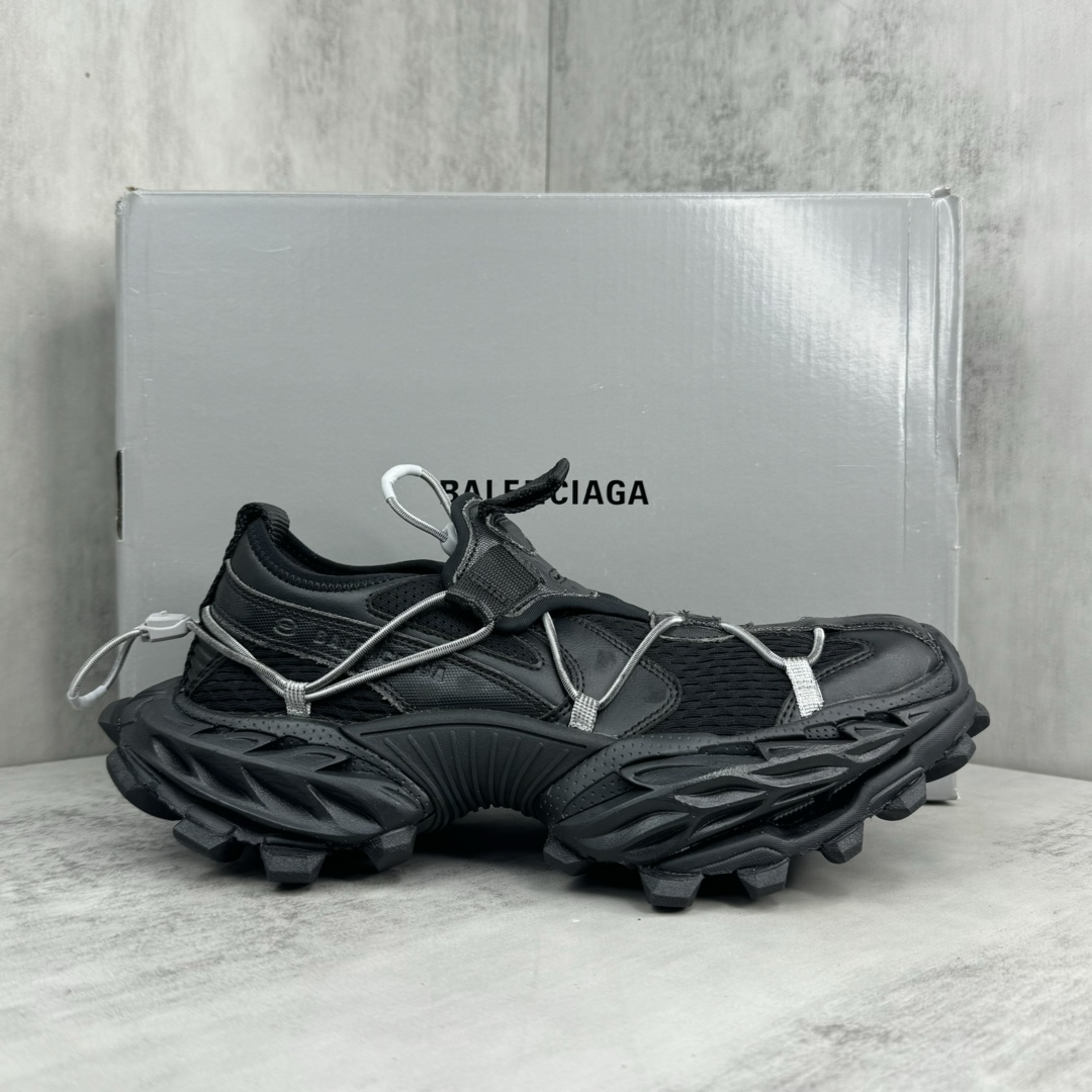 Balenciaga Hike Sneaker In Black  - FashionPlug