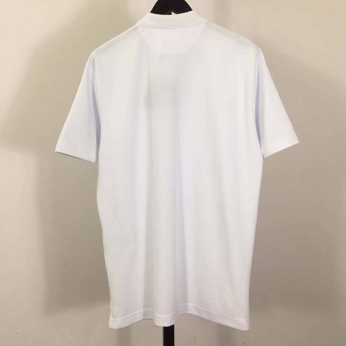 Prada Triangle-logo Cotton Polo Shirt - FashionPlug