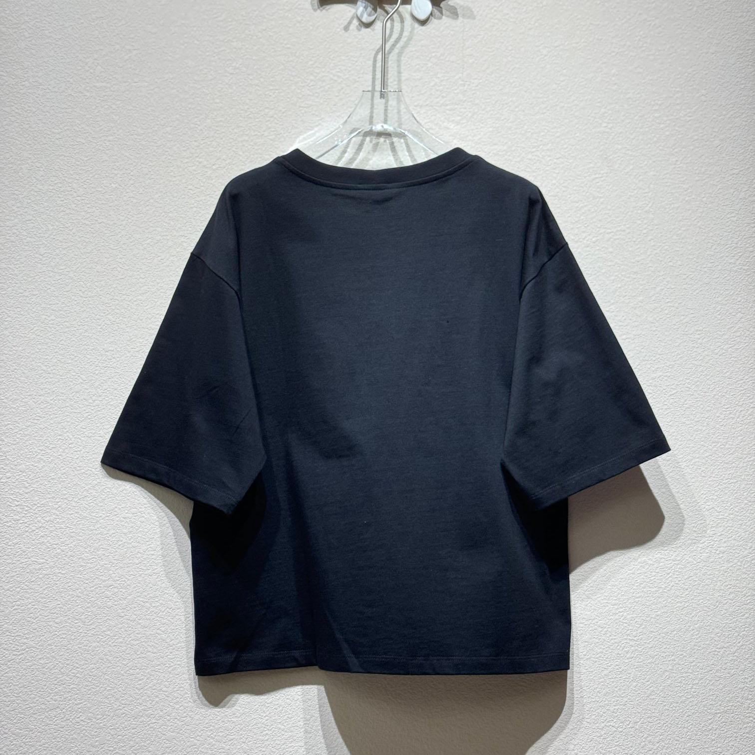 Celine Loose Celine 16 t-shirt In Cotton Jersey - FashionPlug