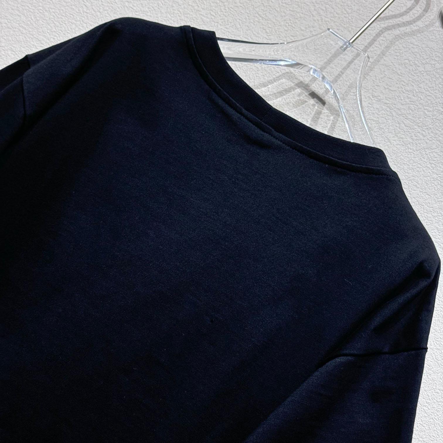 Celine Loose Celine 16 t-shirt In Cotton Jersey - FashionPlug