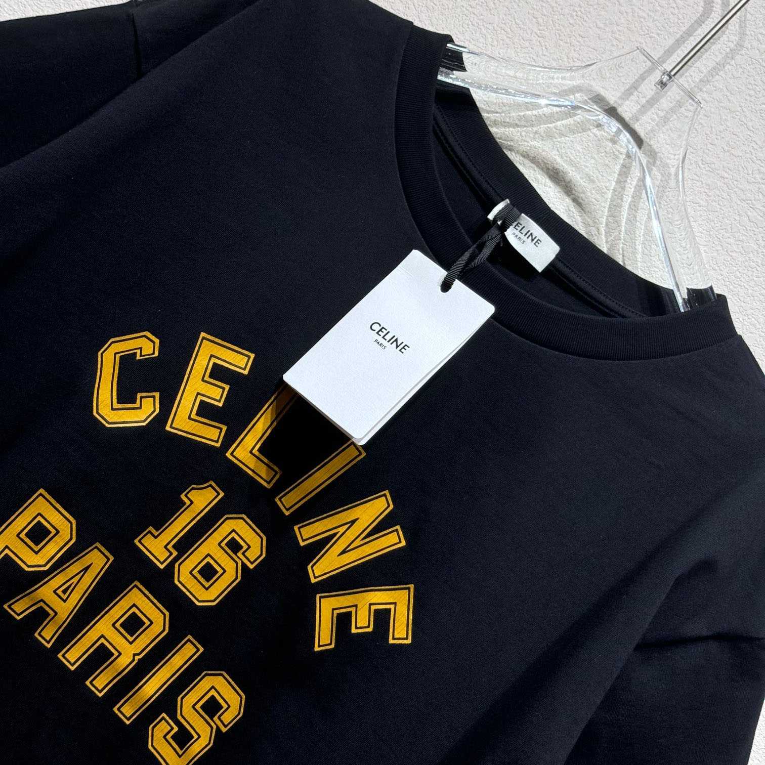 Celine Loose Celine 16 t-shirt In Cotton Jersey - FashionPlug