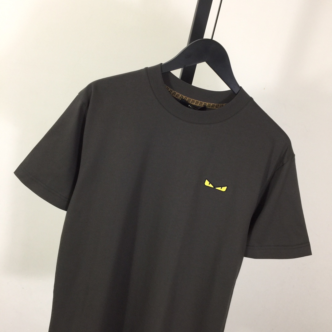 Fendi White Cotton Fendilicious T-shirt - FashionPlug