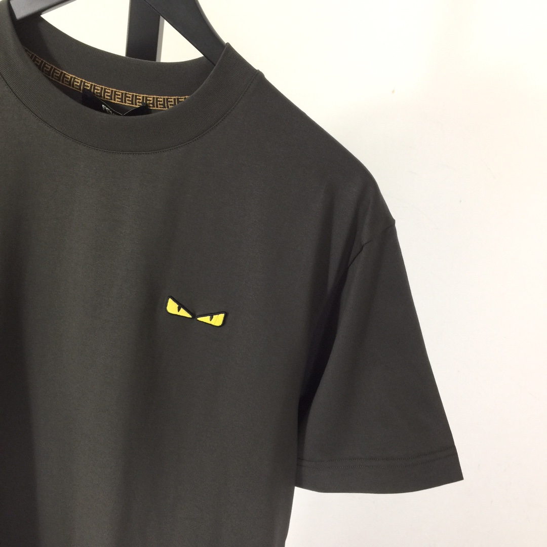 Fendi White Cotton Fendilicious T-shirt - FashionPlug