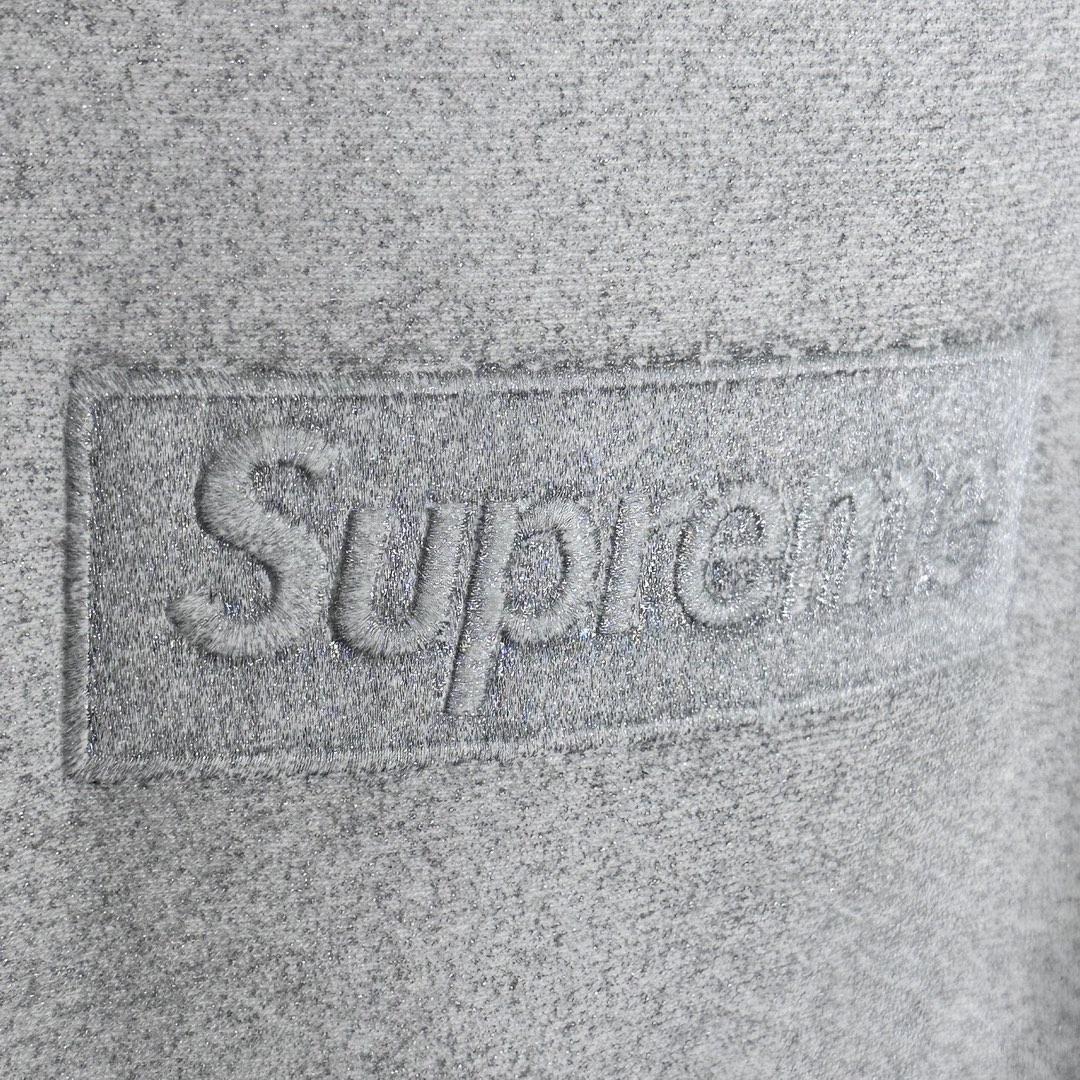 Supreme x MM6 Maison Margiela Foil Box Logo Hoodie - FashionPlug