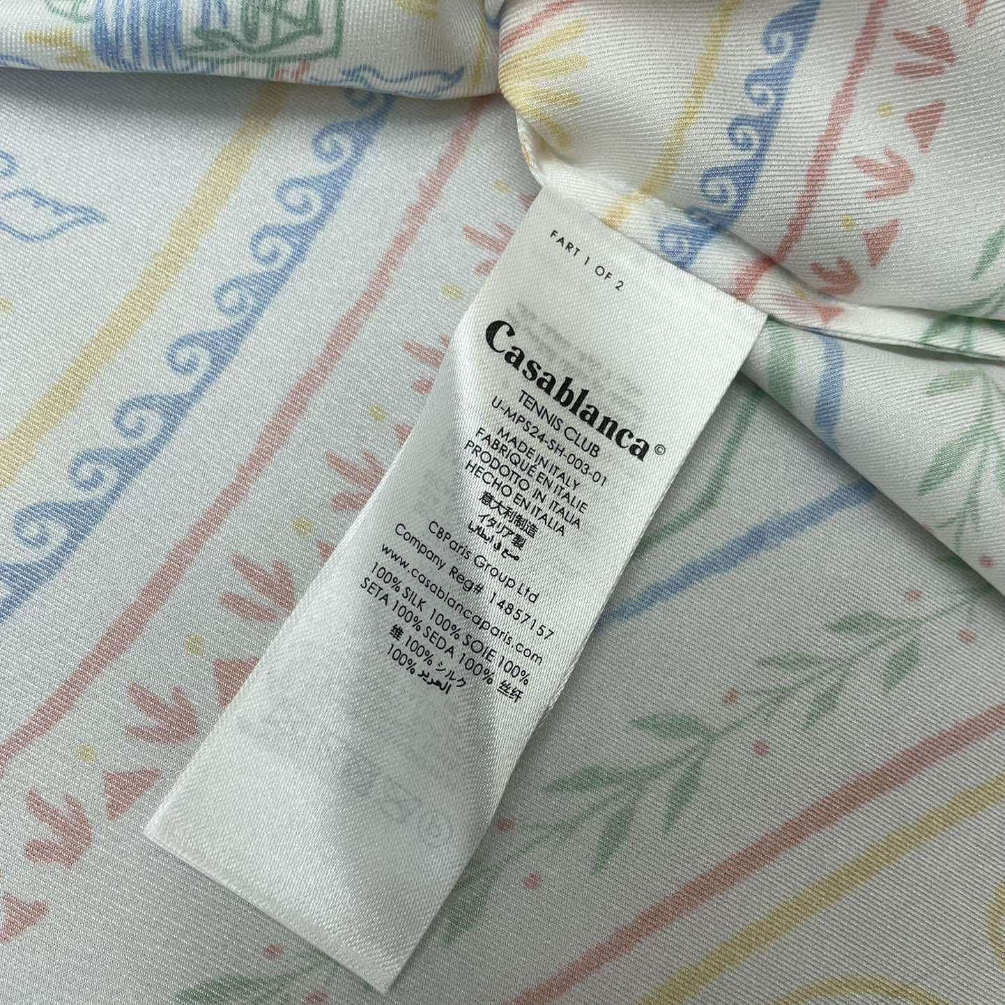 Casablanca Silk Cuban Shirt    CA3510 - FashionPlug