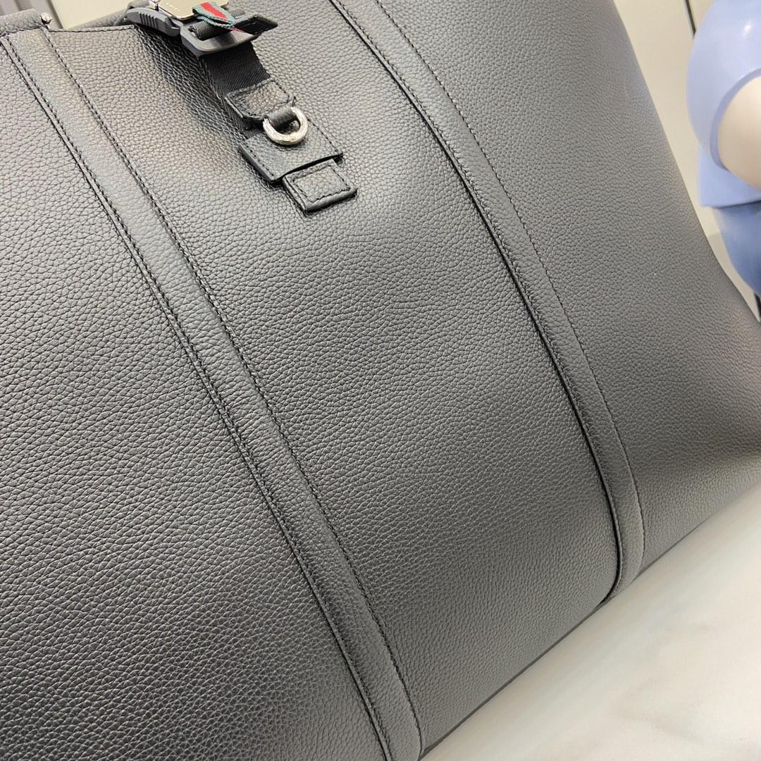 Gucci Large Tote Bag With Web - FashionPlug