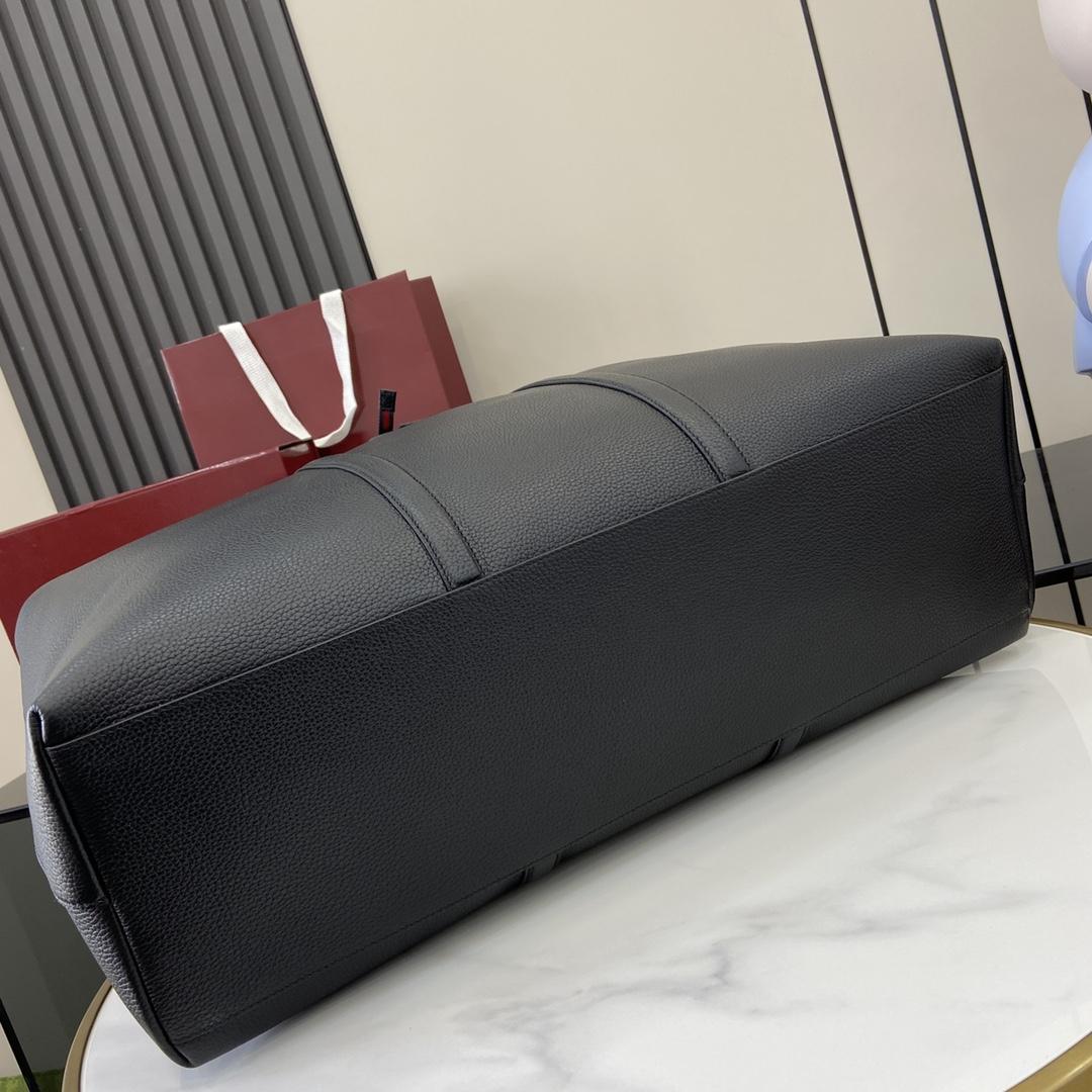 Gucci Large Tote Bag With Web - FashionPlug
