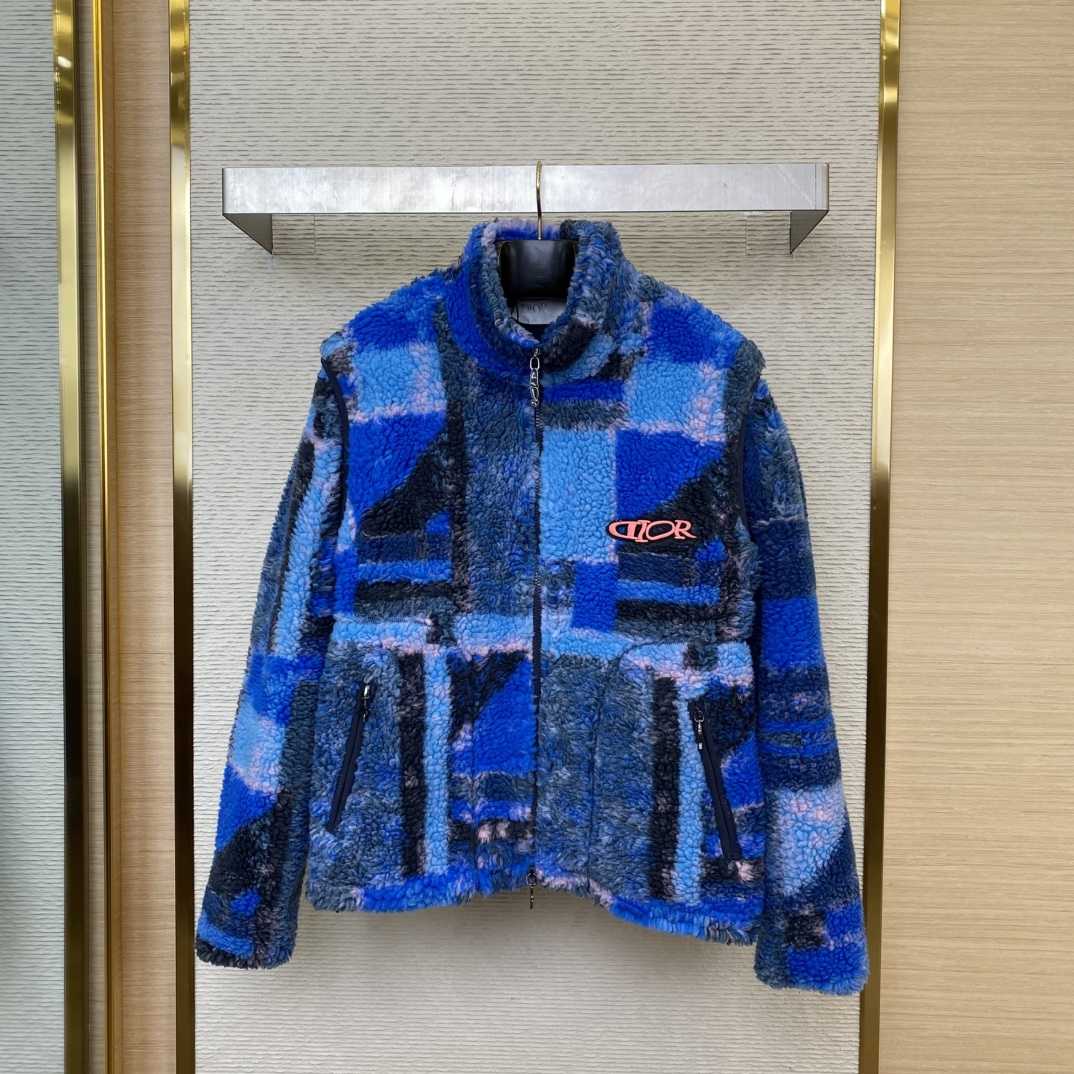 DIOR AND LEWIS HAMILTON Zipped Jacket with Removable Sleeves  - FashionPlug