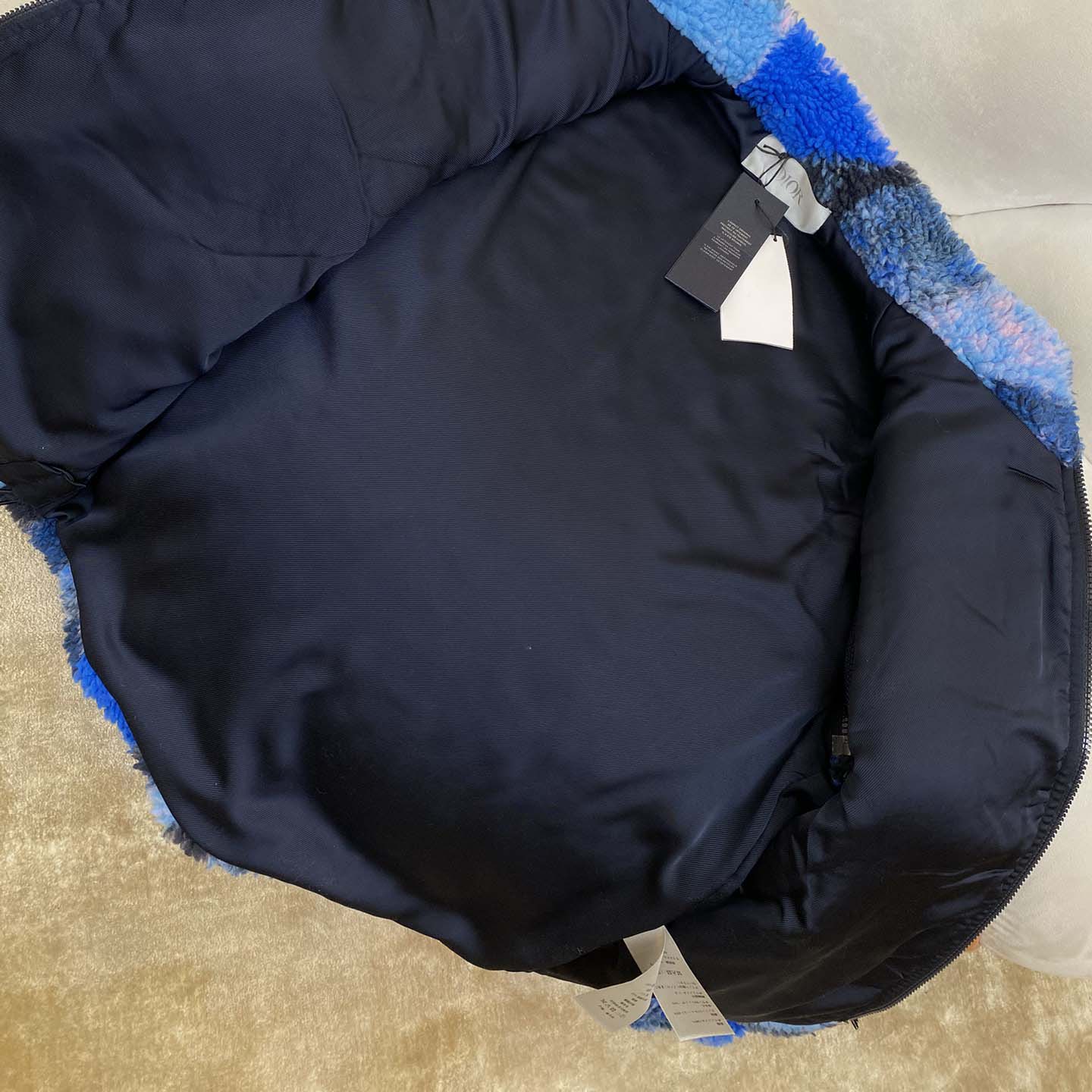 DIOR AND LEWIS HAMILTON Zipped Jacket with Removable Sleeves  - FashionPlug