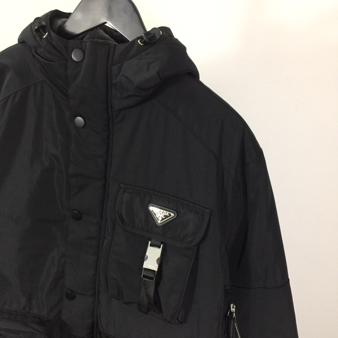 Prada Re-Nylon Multi Pocket Jacket - FashionPlug