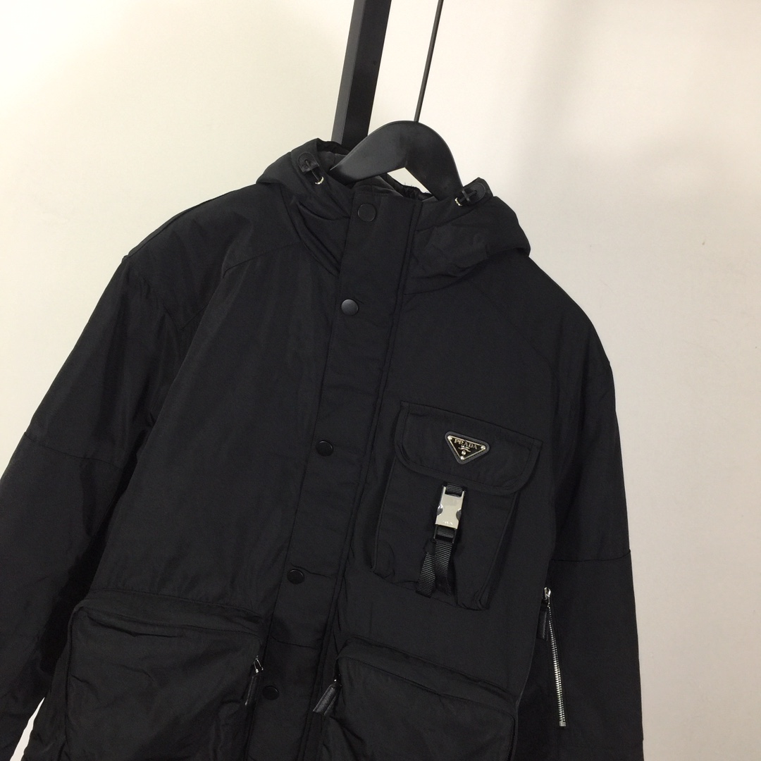 Prada Re-Nylon Multi Pocket Jacket - FashionPlug