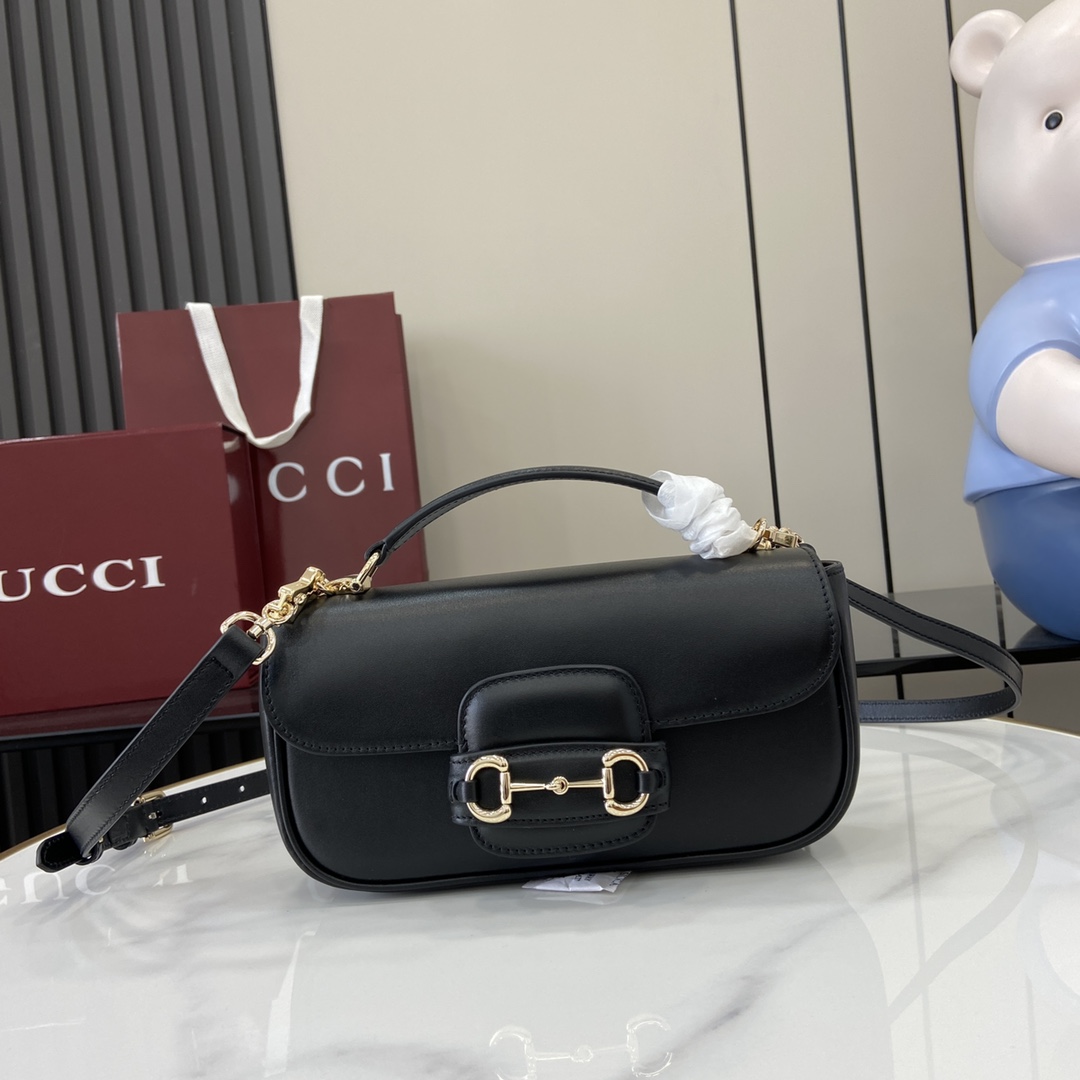 Gucci Horsebit 1955 Soft Small Top Handle Bag  - FashionPlug