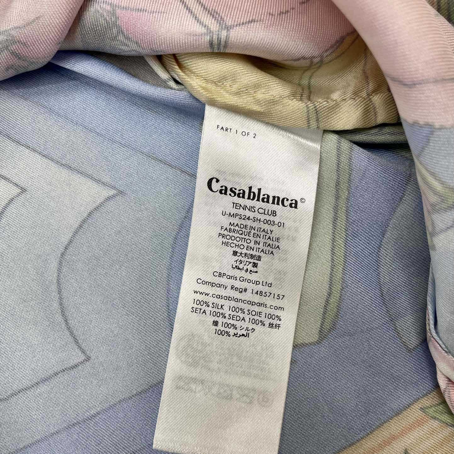 Casablanca Silk Shirt   CA3502 - FashionPlug