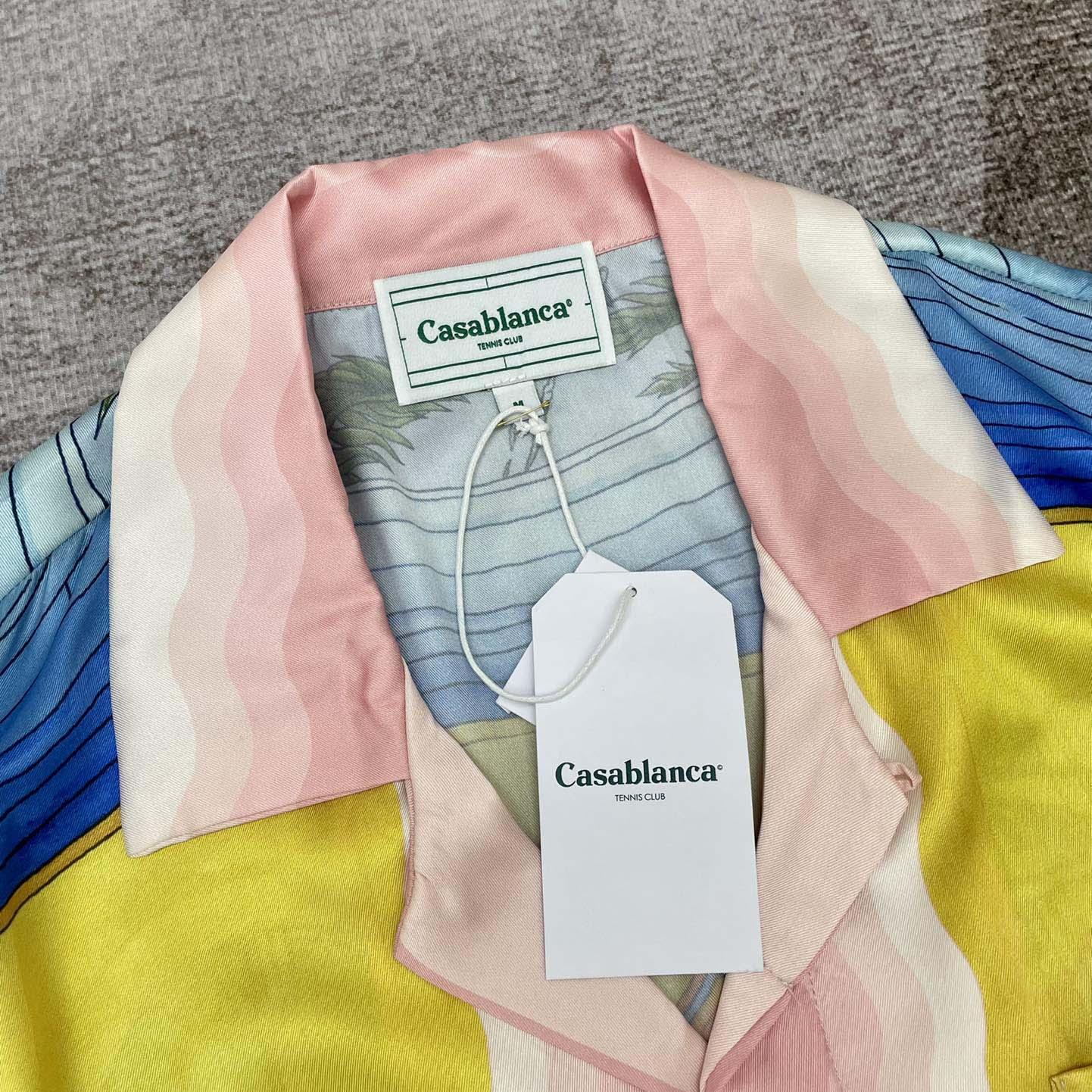 Casablanca Silk Shirt   CA3502 - FashionPlug