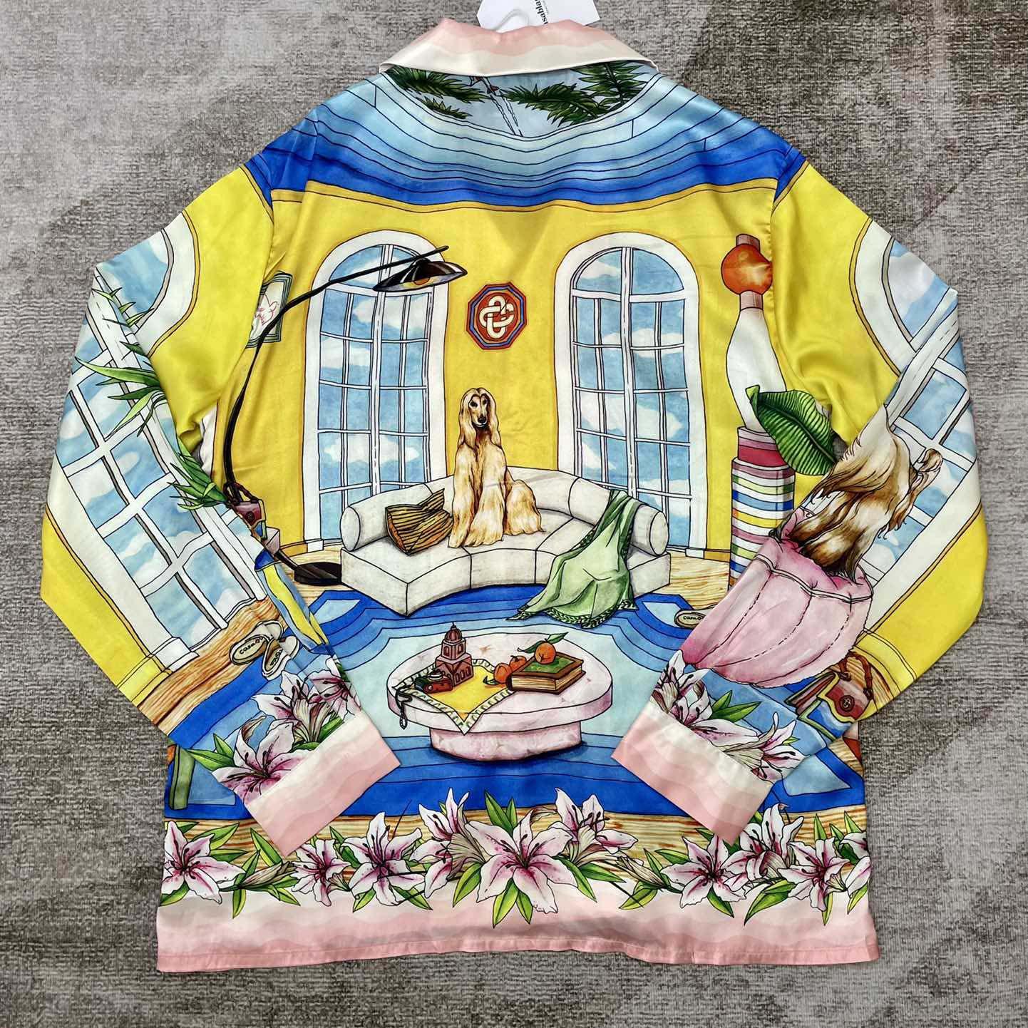 Casablanca Silk Shirt   CA3502 - FashionPlug