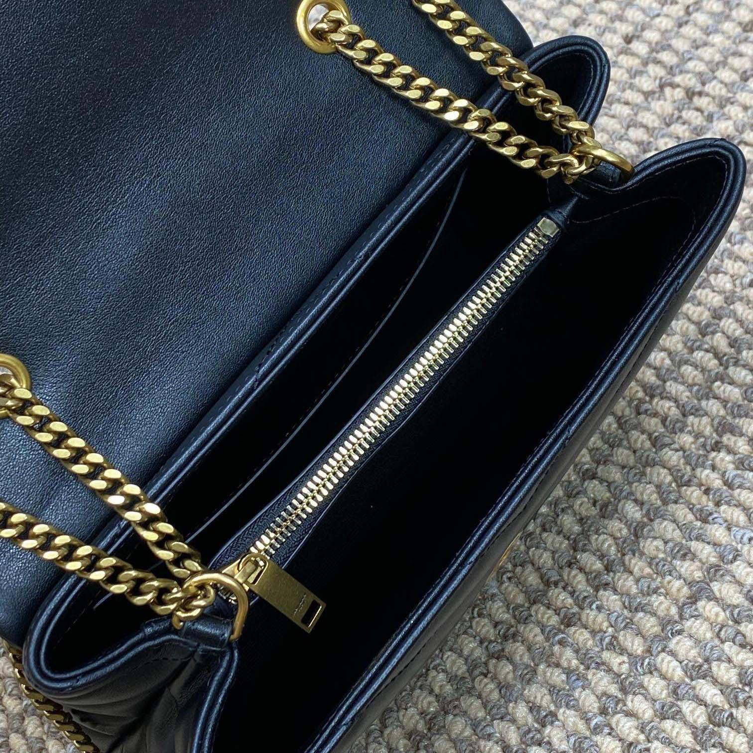 Saint Laurent Loulou Shoulder Bag   25x17x9cm - FashionPlug