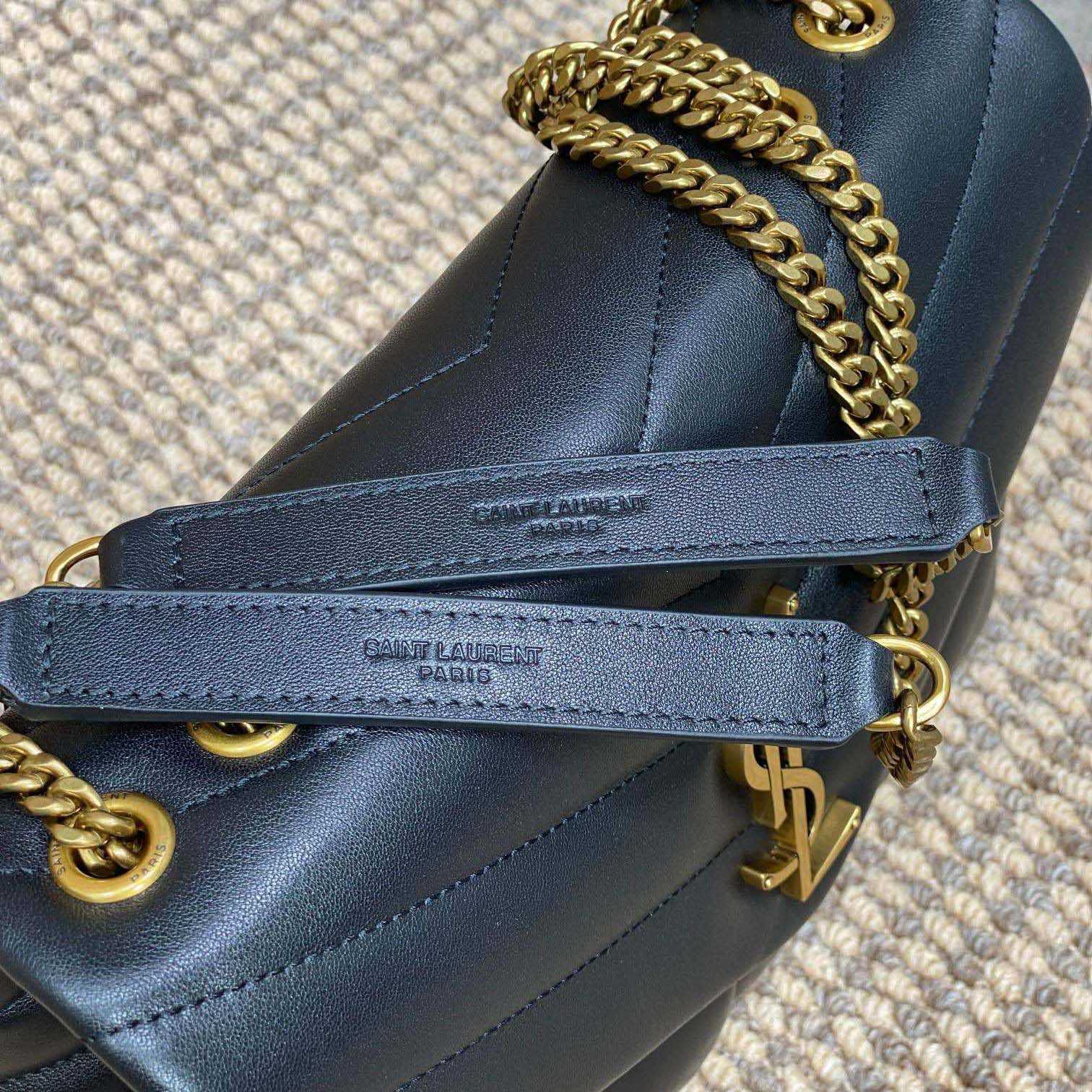 Saint Laurent Loulou Shoulder Bag   25x17x9cm - FashionPlug