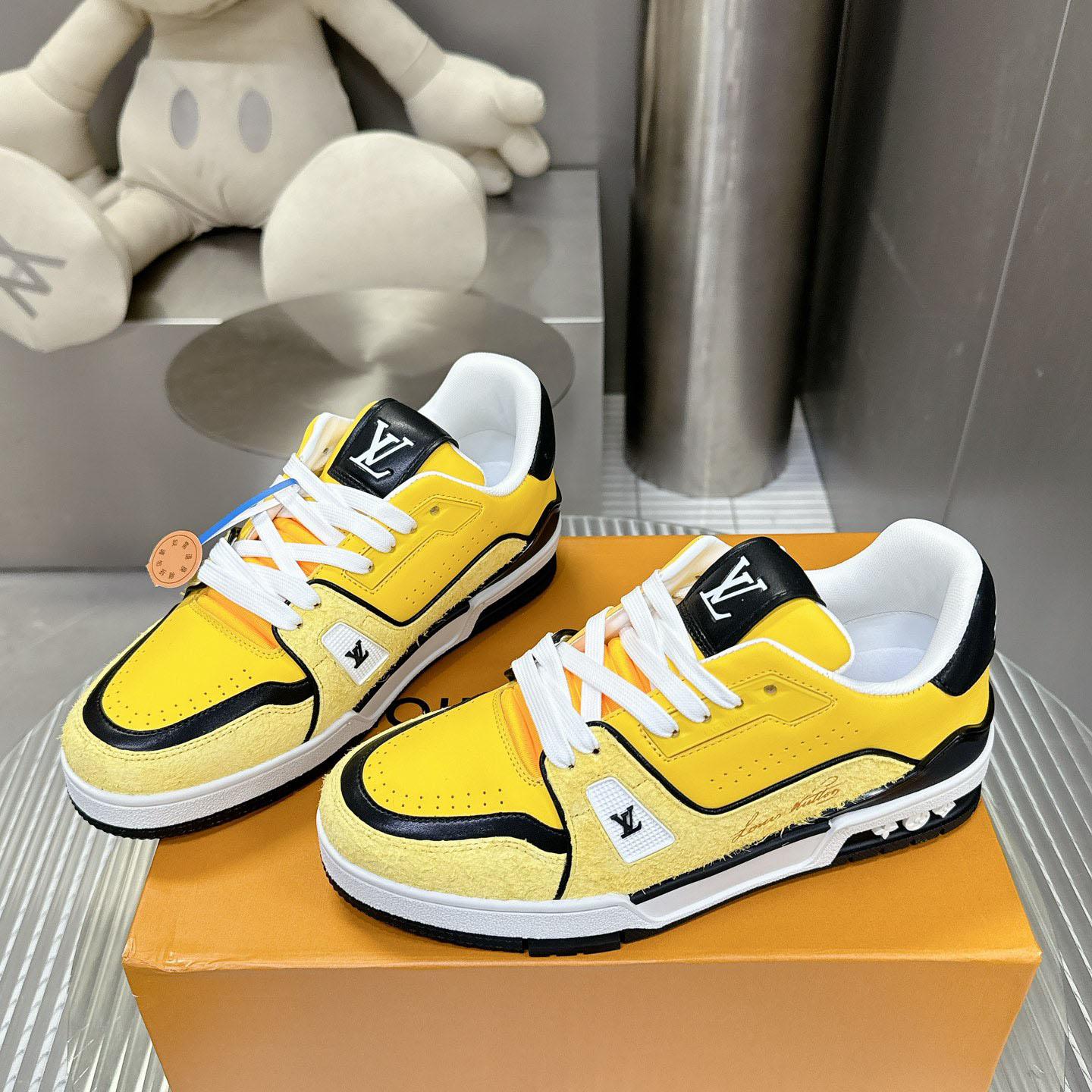 Louis Vuitton LV Trainer Sneaker   - FashionPlug