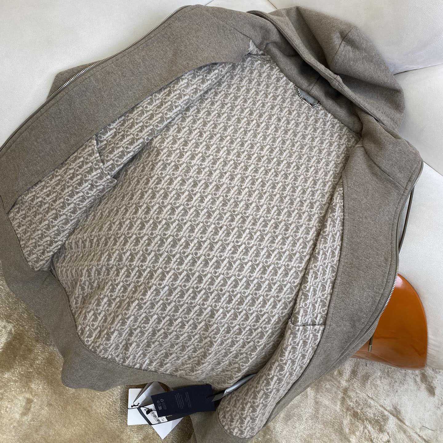 Dior Oblique Jacquard Lined Hoodie - FashionPlug