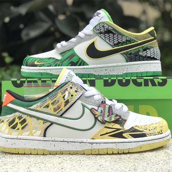 Division Street x Nike Dunk Low“What The Ducks Of A Feather” Sneakers    HV1454-100 - FashionPlug