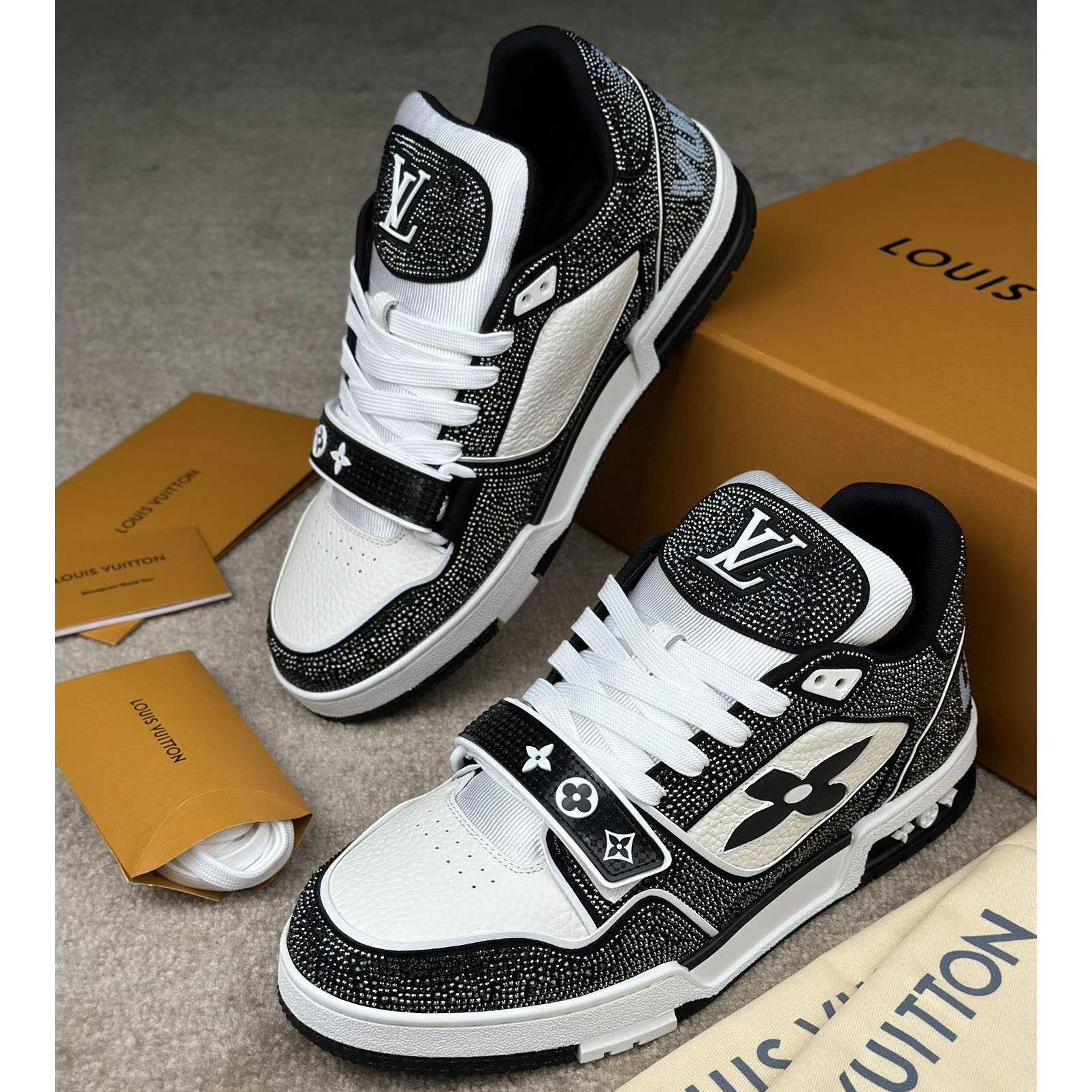 Louis Vuitton LV Trainer Sneaker   - FashionPlug